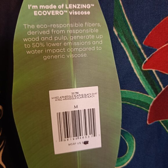 Farm Rio shirt size M - Picture 3 of 4